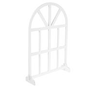 NUOBESTY Window Shadow Photography Backdrop with Wooden Arc Window Design and Base, Small Photo Prop for Product and Food Photography, Creative Light and Shadow Board for Studio Photoshoot