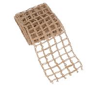 NUOBESTY Wire-Edged Jute Ribbon 3 Yards Natural Burlap Ribbon for Wrapping and Home Decoration