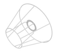 NUOBESTY Wire Lampshade Frame Metal DIY Lamp Shade E27 Fitting 10cm Top Diameter 20cm Bottom Diameter 13.2cm Height Vintage Wire Table Lamp Shade Frame