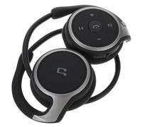 NUOBESTY Wireless Ear Hook Headphones Sport Earphone with Mic Ergonomic Fit for Running Exercising Small Lightweight Black