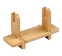 NUOBESTY Wood Japanese Fan Display Base, Folding Fan Holder, Fan Display Stand for Home Desk Shelf Wedding Decor