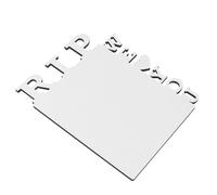 NUOBESTY Wooden Blank Thermal Transfer Phase Plate Sublimation Frame 8.5x11inch Density Board Performance Heat Transfer Applications Desktop Ornament