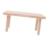NUOBESTY Wooden Colour with Platform Four for Hamster Cage Legs, Provides Climbing in Play Space, Small Stand Khaki Simple Structure Pet Suitable for Chinchilla and Parrot