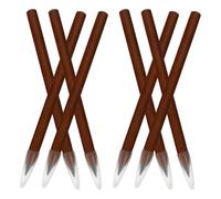 NUOBESTY Wooden Eternal Pencil with Replaceable Metal Tip Core Inkless 8pcs
