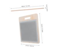 NUOBESTY Wooden Wool Blending Board with Needles for Efficient Fiber Preparation Multipurpose Crafts Board for Knitting Weaving and Textile Production DIY Crafting Tool for Home and
