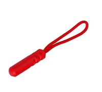 NUOBESTY Zipper Pull Rope 20PCS Red Cylinder Head Clothes Repair Pull Tabs for Bags Jackets Home Use Plastic Polyester Extra Strong Replacement