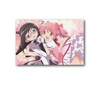nuochen Madoka☆Magica Puella Magi Japanese Anime Poster 9 Poster Print Art Wall Painting Canvas Posters Modern Bedroom Decor 12x18inch(30x45cm)
