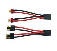 Nuofan 2 Sets Deans Parallel Connectors and Traxxas parallel Connector Cable for Traxxas Xmaxx Buggy Truggy Crawler Monster Car