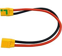 Nuofany XT90-S Anti-Spark Female to XT90 Male Plug Extension Wire Cable Lead Silicone Wire 10AWG 20CM for Aircraft Model