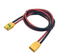 Nuofany XT90-S Anti-Spark Female to XT90 Male Plug Extension Wire Cable Lead Silicone Wire 10AWG for RC Lipo Battery FPV Drone Large Model Airplane (3m/9.84ft)