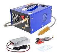 NUOGE PCP Air Compressor 4500Psi/30Mpa Water/Oil Free PCP Air Pump Rifle/Pistol Paintball Cans Powered 12V Automotive DC 110V AC for Home Use with Power Converter and Oil-Moisture Filter Easy Carry