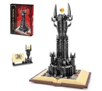 NUOJIAYING Ideas Lord Castle Architecture Building Set, 969PCS Modular House Building Kit with Light, for The King of The Magic Rings Dark Tower Barad Dur Model Toy