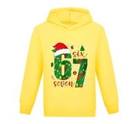Nuoke christmas jumper,boys xmas jumper,gifts for Boys Girls Hoodie Vintage Y2k Pullover Streetwear Long Sleeve Hooded Sweatshirt Yellow
