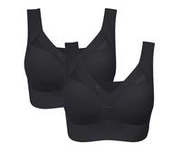 nuoke My Orders, Running Bras Women high Impact, Non Wired Padded Bra, Longline Bra, Bralettes for Women, Ladies Bras Non Wired Full Support Black