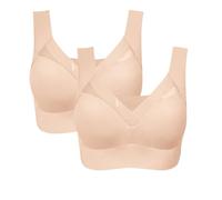 Nuoke Padded Push up Bra, Soft Bras for Women UK, Cotton Bras for Women Non Wired, White Bralette, Bralette, Sports top with Built in Bra UK