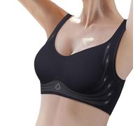 Nuoke sports bra, bras for women multipack, balconette push up bra, front closure 5d shaping wireless support bra, sports bras women high support