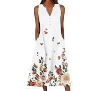 Nuoke Womens Dresses, Women's Fashion, Strappy Summer Dress, African Print Dresses for Women, Womens dreases, Mother of The Bride Outfits, Holiday Dresses