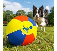 NUOLAN Upgraded 22" Heavy-Duty Herding Ball for Dogs with Knotted Ropes