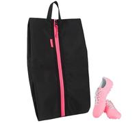 NUOLUTH Smell Proof Shoe Bag for Golf&Soccer Cleats - Odor Blocking Sports Bag for Youth & Adults | Fits Size 14 Shoes | Durable Water-Resistant Storage with Vibrant Zipper