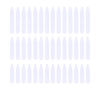 NUOLUX Plastic White Collar Stays in 3 Sizes 200pcs