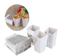 NUOLUX Popcorn Boxes, Party Candy Containers Treat Boxes, Silver