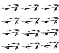 NUOM Kids Safety Goggles 12 Pieces Outdoor Side Protective Goggles Safety Glasses Glasses for Nerf N-Strike Elite Gun Toy Gun Game Eye Protection and Laboratory Work Safety Glasses