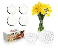 Nuomeisi Spiral Ikebana Stem Holder - 2024 Set of 2, Hanataba Flower Arranger Twist, Flower Stem Holder, Floral Arrangement Holder for Vases, Stem Holders for Flowers, Ikebana Tools (Size S + Size L)