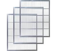 NUOMIC 3 Pack Galvanized Metal Queen Excluder, Fits Langstroth 10-Frame Bee Hive