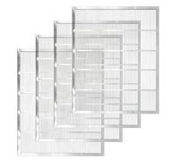 NUOMIC 4 Pack Galvanized Metal Queen Excluder, Fits Langstroth 10-Frame Bee Hive