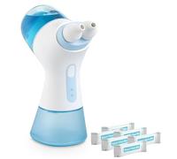 NUONNA Nasal Irrigation System | Handheld Saline Nasal Rinse Kit with 1 Rinse Machine and 30 Salt Pods | Blue
