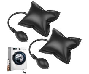 NUOOO Air Wedge Pump Up Bag Air Wedge Up Bags Air Alignment Leveling Hand Tool Inflatable Shim Bag Wedge Pump Kits for Home Door Window Installation Repair（2 Pack, Black）