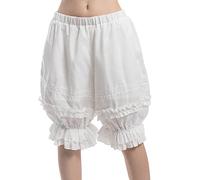 Nuoqi Pantaloons Women Lolita Bloomer Victorian Steampunk Bloomers Shorts