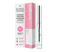 nuorganic Cosmic Lash Serum Without Prostaglandins | Eyelash Growth Serum for Thicker, Longer, More Defined Lashes | 4-Month Supply XL Size | Made in USA | cGMPA Certified Lab | 8ml