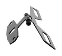 NUOSDEX Motorcycle License Plate Bracket Number Plate Frame Light Mount Universal Motorbike Parts Motorcycle License Plate Bracket Taillight Fixed Folding Holder