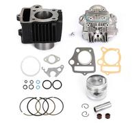 NUOSDEX Motorcycle Piston Gasket Set Compatible With CT70 1970-1994 For CL70 1969-1972 For ATC70 1978-1985 Cylinder Piston Gaskets End Kit Motorcycle Piston Assembly 47mm