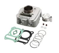 NUOSDEX Motorcycle Piston Gasket Set Compatible With Suzuki For EN125HU 2004-2009 For DR-Z125 2003-2007 Motorcycle Piston Assembly Engine Piston Kit 13101-GW0-000