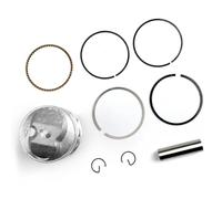NUOSDEX Motorcycle Piston Gasket Set Compatible With Suzuki For GS125 For GS125S For GS125E 1982-2002 Motorcycle Piston Assembly Engine Piston Kit 12100-05200-050 +0.25 0.50 0.75(57.75mm(plus 0.750)