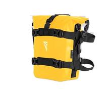 NUOSDEX Motorcycle Saddlebag Compatible with MT09 for FJ09 for FJ03 for Tenere 700 Motorcycle Frame Crash Bars Bag Repair Tool Placement Bag Saddle Bag(Logo Yellow 1Pc)