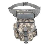NUOSDEX Motorcycle Saddlebag Universal Waterproof Luggage Storage Bag Tactical Drop Leg Bag Tool Fanny Thigh Pack Leg Rig Military Motorcycle Camera Versipack Utility Pouch(Camouflage Gary)