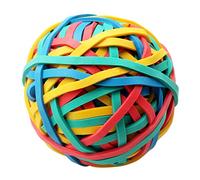 nuoshen Rubber Bands Coloured, Elastic Band Ball Document Organizing for Office and Home