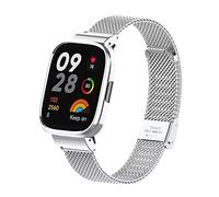 nuosiweilang Bracelet Compatible with Xiaomi Redmi Watch 3 Strap Metal Stainless Steel Replacement Wristband WatchBand Accessories for Redmi Watch 3 Smartwatch
