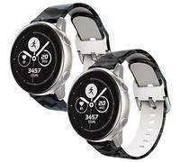 nuosiweilang Compatible with Samsung Galaxy Watch Active/Active2 40mm 44mm Strap, 20mm Silicone Accessory Bracelet Replacement for Gear Sport/Gear S2 Classic/Garmin Vivoactive 3/Ticwatch 2 Women Men