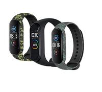 nuosiweilang Compatible with Xiaomi Mi Band 7/Mi Band 6/Mi Band 5 Strap,Miband 7 Colourful Silicone Replacement Bracelet Wristband Bands Accessories for Xiaomi Mi Smart Band 7/6/5