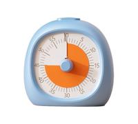 NUOSWEK 60 Minute Visual Timer for Kids,Countdown Timer for Teaching,Magnetic Back Silent Timer Time Management Tool for Study Classroom Teaching Office Meeting Kitchen Cooking (Blue)