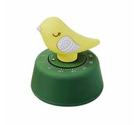 NUOSWEK Mechanical Kitchen Timer, Cute Bird Timer for Kids, Wind Up 60 Minutes Manual Countdown Timer for Classroom, Home, Study and Cooking (Bird)
