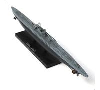 NUOTIE 1/350 U-181-1942 WWII German Kriegsmarine Submarine Battleship Model Type IXD2 U-Boat Model Warld War II Alloy Metal Die-cast Military Model with Display Stand Collection Gift for Adult