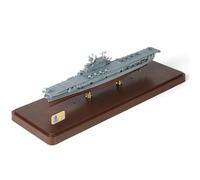 NUOTIE 1/700 USS Enterprise CV-6 Aircraft Carrier Metal Diecast Boat Model WWII U.S. Pacific War Main Force Aircraft Carrier Diecast Model with Display Stand and Dust Box Collection Gift for Adult