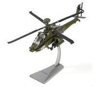 NUOTIE 1/72 Apache AH-64A Armed Helicopter Die-casting Aircraft Model Armed Helicopter Simulation Airplane Model Alloy Military Finished Product Decoration.