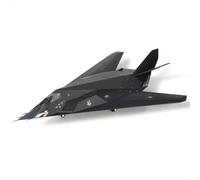 NUOTIE 1/72 F-117 Nighthawk Stealth Striker Fighter U.S. Airforce Jet Model American Edwards AFB 85-831 Attack Aircraft Model Metal Diecast Plane Model Kit with Display Stand Collection Gift for Adult