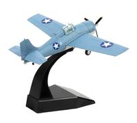 NUOTIE 1/72 F4F Wild Cat USA Fighter Model World War II Vintage Warplane Metal Diecast Aircraft Military Display Airplane for Display Collection or Gift
